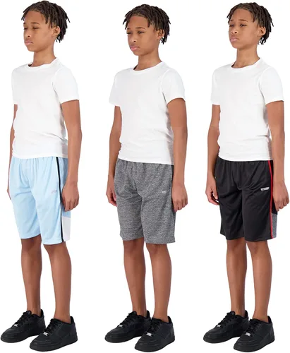 Vista 19 de Hind - Pantalones cortos de baloncesto para niños (3 unidades)