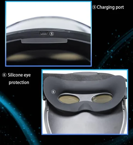 Vista 2 de Instawow Led Bluetooth App Mask