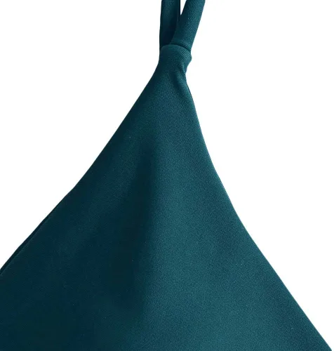 Vista 4 de ZAFUL - Bikini con corpiño de tirantes delgados, traje de baño de dos piezas para mujer
