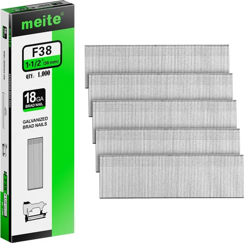 Vista 9 de Meite - Uñas Brad de calibre 18, 6 tamaños (5/8, 3/4, 1, 1-1/4, 1-1/2, 2 pulgadas), 6,000