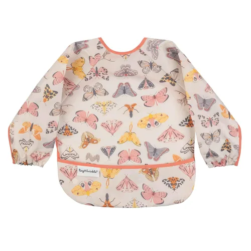 Vista 35 de Tiny Twinkle - Babero a prueba de suciedad para bebés y niños pequeños, bonito, de manga larga, impermeable, lavable a máquina, cierre a prueba