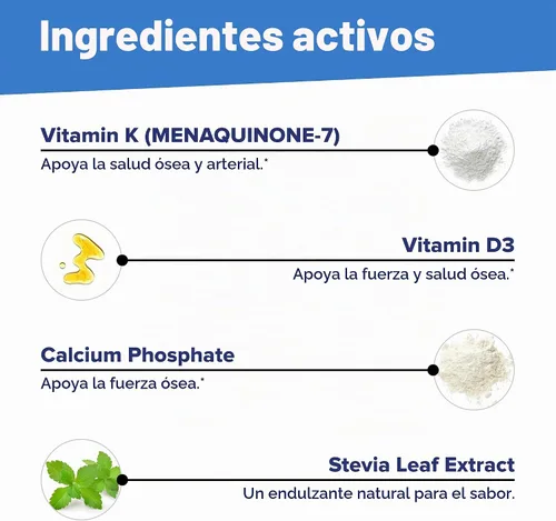 Vista 8 de Superior Source K2 (MK-7) 100 mcg, con suplemento D3 (5,000 UI), tabletas microlingües de disolución rápida, 60 unidades, fortalece los huesos