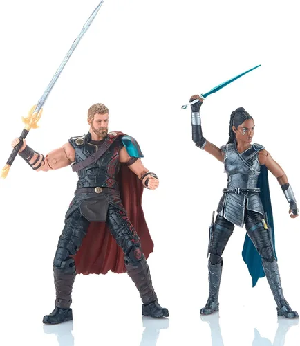 Vista 5 de Hasbro Marvel Legends Thor Ragnarok Película 2 Pack Thor y Valkyrie