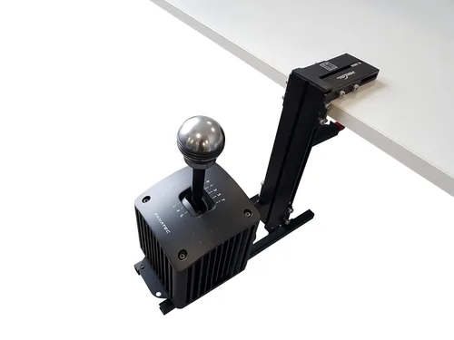 Vista 9 de J-PEIN UPGRADED - Desk mount for flight sim game joystick, throttle and hotas systems Hotas Joystick PC Hotas Mount Desk Mount