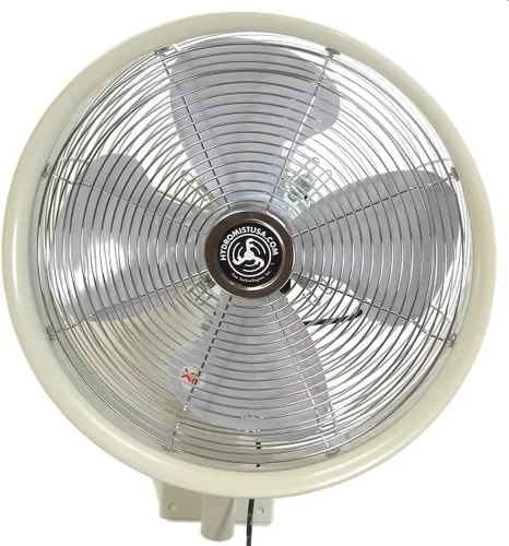 Vista 8 de HydroMist F10-14-006 - Ventilador oscilante de pared (24 pulgadas), 18", Negro