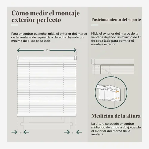 Vista 8 de CHICOLOGY - Persianas para ventana, puerta, casa rodante, ventanas horizontales, minipersiana, blanco medianoche (blackout), 12 x 36 pulgadas