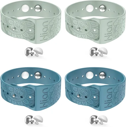 Vista 26 de Pulseras de mareo por movimiento, para adultos, niños y mujeres embarazadas, pulseras de acupresión antináuseas para automóvil, mar, aire, crucero