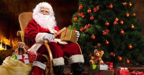 Vista 8 de XinChangShangMao Disfraz de Papá Noel para hombres, traje de Papá Noel para adultos, disfraz profesional de Papá Noel de Navidad