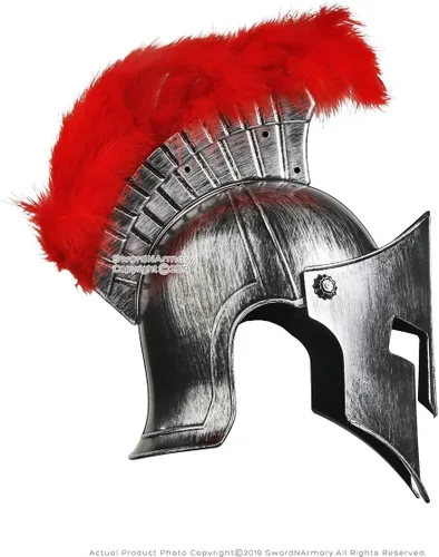 Vista 5 de Munetoshi Casco medieval tipo 4 de caballero de plástico para Halloween, accesorio para fiestas de disfraces de cosplay