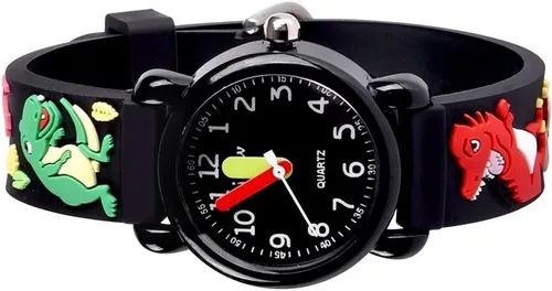 Vista 6 de Kids Gift Reloj impermeable de dibujos animados 3D para niñas, regalos para niñas de 3 a 8 años