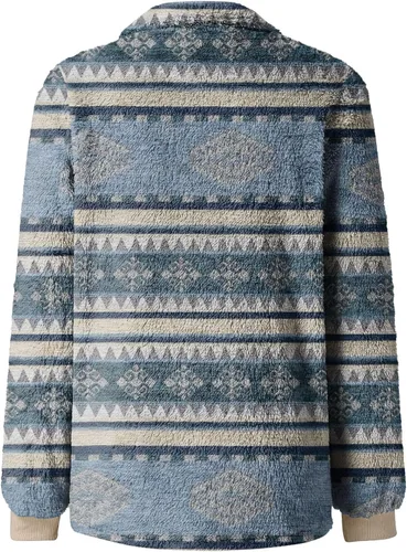 Vista 4 de Sudadera con forro polar para hombre sudadera de sherpa mullida para hombre sudadera de moda con capucha de retazos