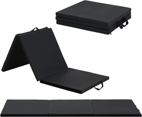 Vista 21 de Gymnastics Mats Foldable Tumbling Mats Portable Gymnastics Exercise Mat Thick Gymnastics Tumbling Mats Pad Home Exercise Panel Mat With Carrying