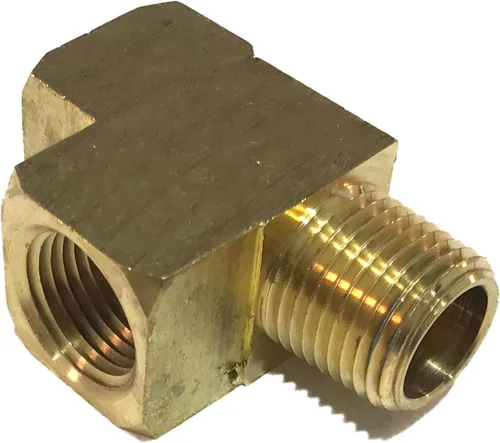 Vista 2 de Brass Street TEE 1/2" NPT combustible/aire/agua/aceite/gas WOG (cantidad 10)