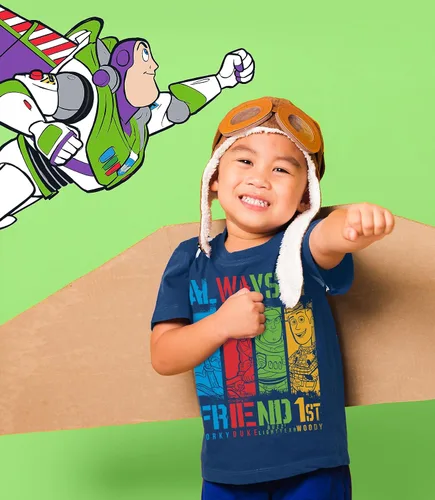 Vista 6 de Toy Story Pixar Camiseta (juegos) Woody Buzz Lightyear Jessie Rex Hamm MrPotato Forky Slinky Dog Toddler Cumpleaños Ropa para niños