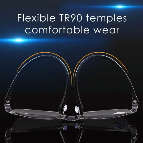 Vista 3 de LUFF Premium Computer Reading Glasses Blue Light Blocking Diamond Cut Edge Design Spectacle Readers for Men