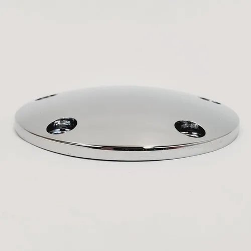 Vista 2 de Cubierta de temporizador de doble leva con cúpula cromada de 5 agujeros, compatible con modelos Harley Softail, Dyna, FXR y Touring 1999-2017 Twin