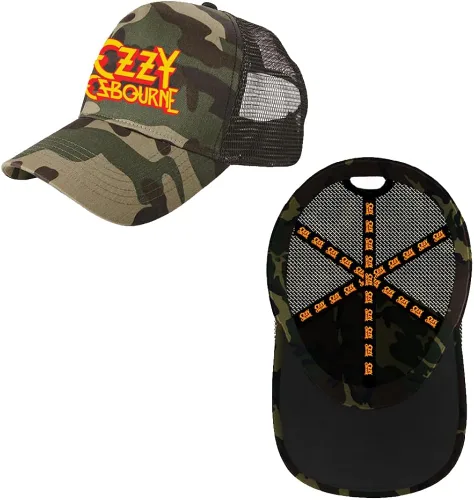 Vista 2 de Ozzy Osbourne - Gorra de camionero con logotipo clásico, Multi