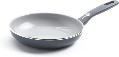 Vista 16 de GreenPan Dover - Sartén antiadherente de cerámica saludable de 10 pulgadas, sin PFAS, apta para lavavajillas, mango de agarre cómodo, gris