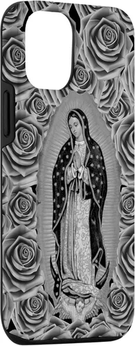 Vista 73 de Funda para iPhone 11 Nuestra Señora Virgen De Guadalupe Virgen María Floral