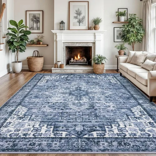 Vista 68 de SIILOOM Alfombra lavable de 2 x 3 pies, alfombra suave color taupe ceniza para entrada, tapete antideslizante para puerta de interior, tapete