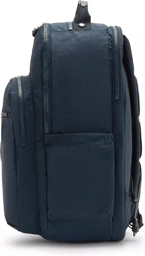 Vista 8 de Mochila Kipling Seoul extra grande para laptop de 17", Grande True Blue Tonal 2