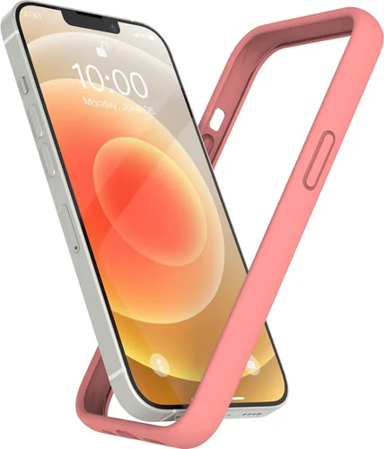 Vista 63 de Funda de silicona líquida para iPhone 12/12 Pro de 6.1 pulgadas, color negro [Absorción de golpes] [Protección de borde elevado]