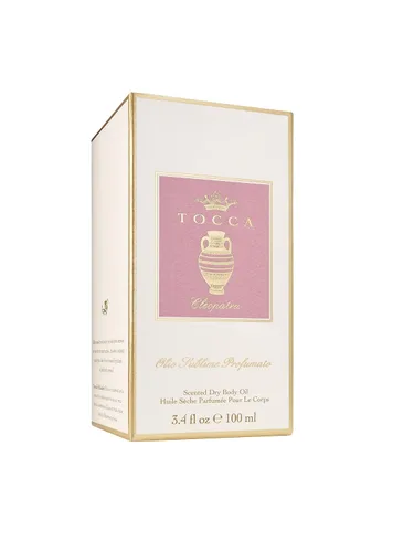 Vista 6 de Tocca Cleopatra Aceite corporal seco perfumado, 3.4 onzas líquidas Olio Sublime Profumato - Fragancia corporal con pomelo, jazmín y almizcle