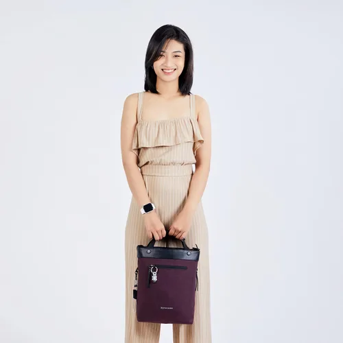 Vista 3 de Sherpani Geo, bolso cruzado antirrobo, bolsa de mano, bolsa de hombro de viaje, bolsos cruzados medianos para mujer, se adapta a tabletas de 10