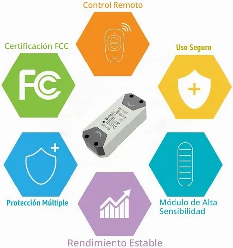 Vista 2 de eMylo Controlador de motor de interruptor RF inalámbrico Smart Switch Módulo de relé Interruptor de control remoto con receptor RF DC 12V 433Mhz