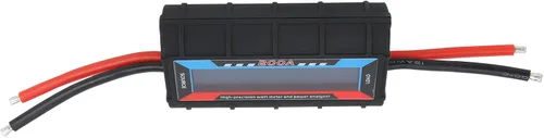 Vista 5 de Medidor de vatios Rc de 200 A, analizador de potencia, analizador de batería digital, monitor de medidor de potencia con pantalla LCD digital