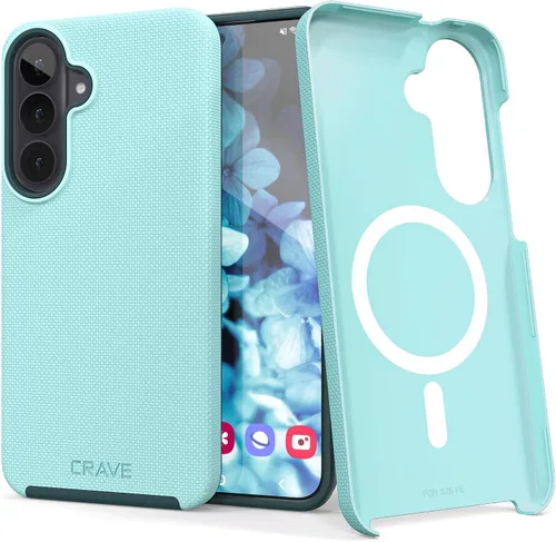 Vista 22 de Crave Dual Guard para Samsung Galaxy S20 FE Funda, Funda de protección a prueba de golpes de doble capa para Samsung Galaxy S20 FE, S20 FE 5G - Aqua