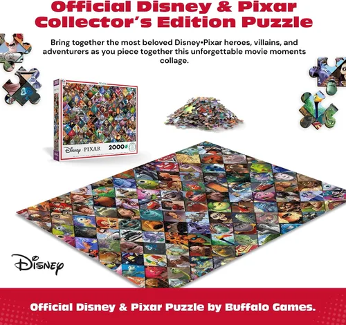 Vista 5 de Ceaco - Disney/Pixar Clips - Rompecabezas de 2000 piezas, 5 pulgadas