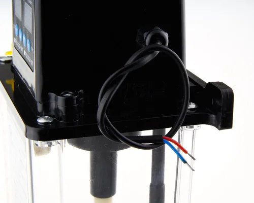 Vista 6 de Bomba de lubricación automática con pantalla digital dual de 110 V y 1.5 L con manómetro para máquinas herramienta, elevadores, lubricación de cadena