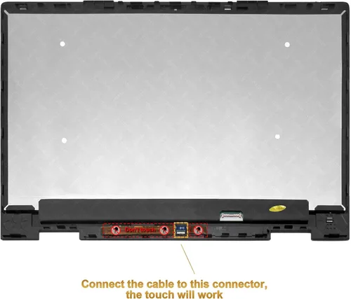 Vista 4 de Reemplazo de 15.6 pulgadas IPS 1080P pantalla táctil LCD digitalizador Asamblea bisel Junta para HP Envy x360 15-bp143cl 15-bp051nr 15-bp152nr
