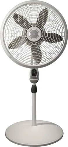 Vista 7 de Lasko, 1850, ventilador de pie, de 18 pulgadas, con control remoto Blanco