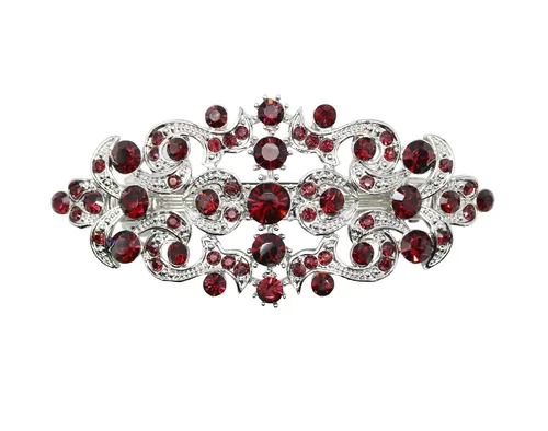 Vista 20 de Faship Precioso pasador floral de cristal AB Rhinestone
