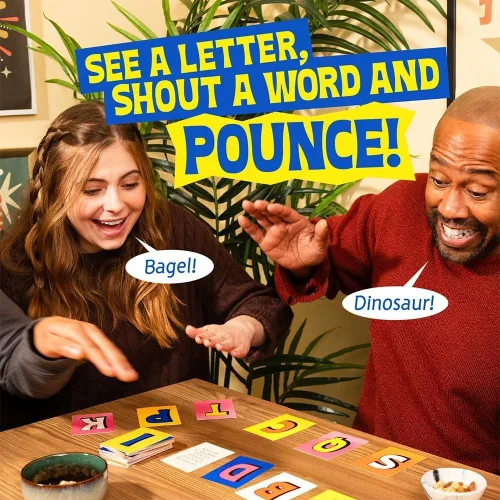 Vista 2 de Big Potato Juego de cartas para agarrar letras para niños y adultos