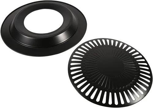 Vista 3 de BORDSTRACT Sartén para barbacoa, placa antiadherente para barbacoa de cocina, parrilla al aire libre, bandeja para asar herramientas para acampar