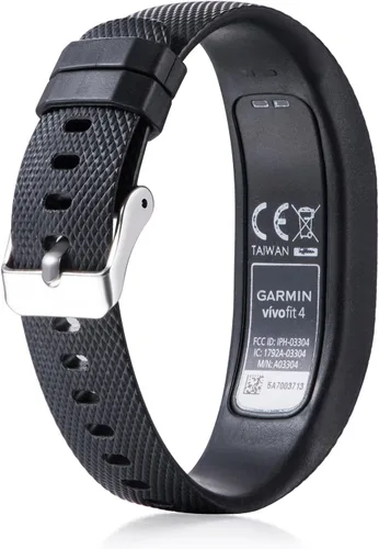 Vista 2 de Compatible con Garmin Vivofit 4 Band, correa de repuesto de silicona para Garmin Vivofit 4 (sin rastreador (10 unidades, pequeña)