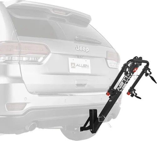 Vista 7 de Allen Sports Deluxe 522RR Soporte de enganche para 2 bicicletas, plata/negro