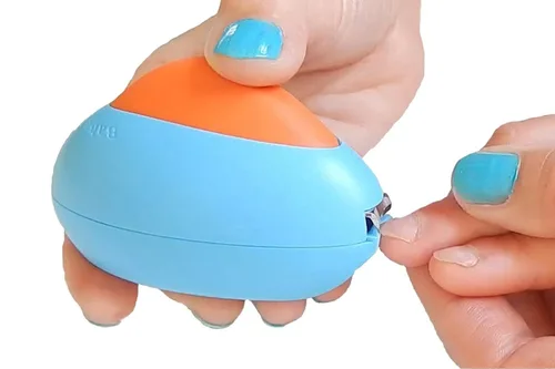 Vista 3 de Cortaúñas de seguridad de lujo – No corta la piel del bebé – Protege el lecho de uñas sensible