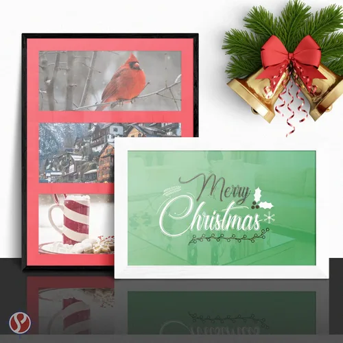 Vista 5 de Papel de Navidad para tarjetas de Navidad, cartulina roja y verde de 8.5 x 11 pulgadas para tarjetas de felicitación, arte y manualidades