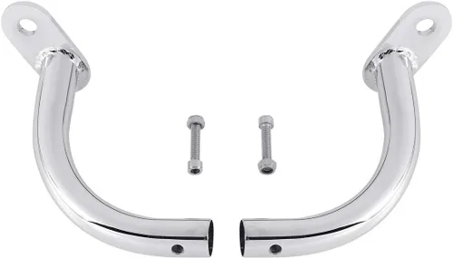 Vista 4 de TCT-MOTORPARTS Soporte de protección de alforja para Harley Electra Glide FLHT FLHTC FLHTCU 97-08 Cromado