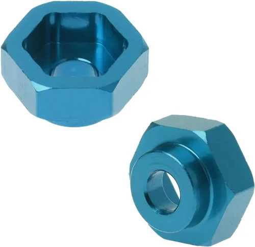 Vista 3 de ShareGoo - Adaptador hexagonal de metal de 0.472 in a 0.669 in compatible con neumáticos Tamiya Axial RC4WD Traxxas HPI Himoto HSP Losi Kyosho RC