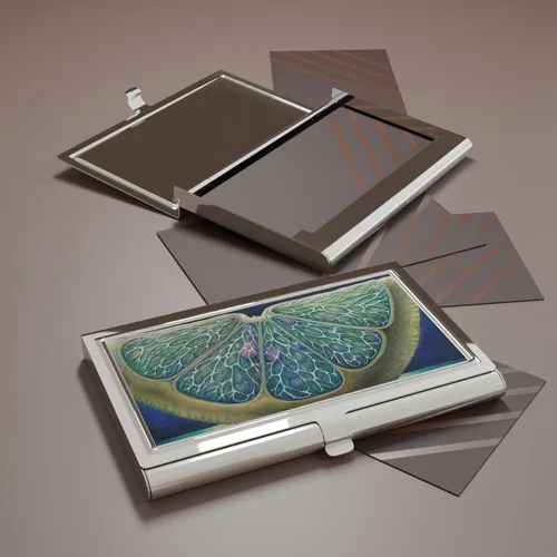 Vista 2 de Lime Wedge/Happy Hour Business Card Holder