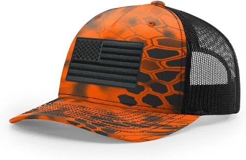 Vista 323 de Joe's USA Richardson 112 - Gorras de camionero con parche gráfico personalizado - Gorras estructuradas de cinco y seis paneles Richardson Premium