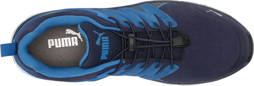 Vista 5 de PUMA velocidad de seguridad 2.0 negro bajo ASTM SD seguridad zapatos dedo del pie de metal libre fibra de vidrio puntera antideslizante hombres