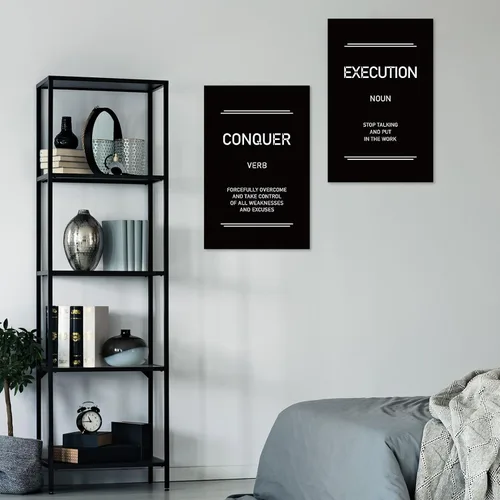 Vista 3 de Faccito 12 piezas de arte motivacional para decoración de pared de oficina, 11 x 17 pulgadas, citas inspiradoras, arte para pared, oficina, póster