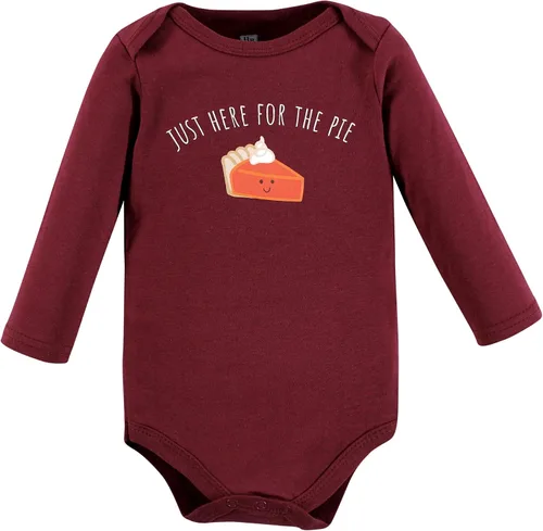 Vista 102 de Hudson Baby Body unisex de algodón de manga larga para bebé, leopardo rosa rojo