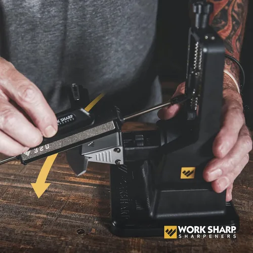 Vista 8 de Work Sharp Precision Adjust Elite - Sistema de afilado de cuchillos ajustable con 7 abrasivos